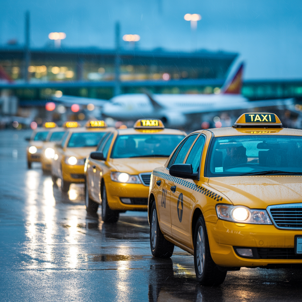 Taxi At Airport