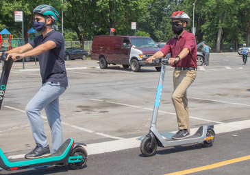 NYC DOT PARTNERS WITH BLUE SYSTEMS SMART MOBILITY PLATFORM TO MANAGE NEW E-SCOOTER PILOT IN THE BRONX